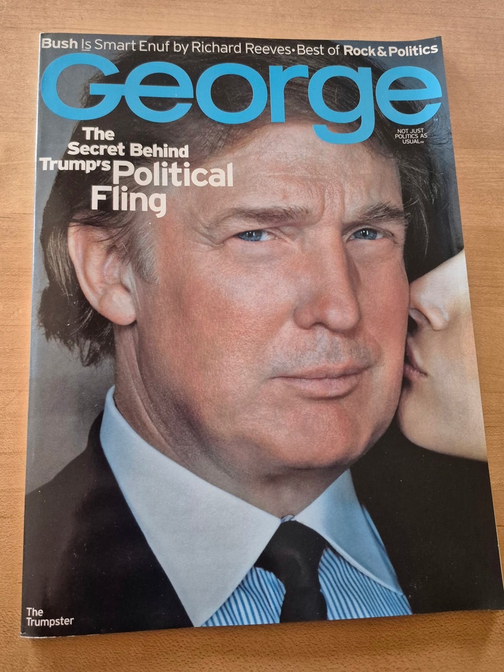 George Magazine Vintage Cover Feb/Mar 2000 issue.